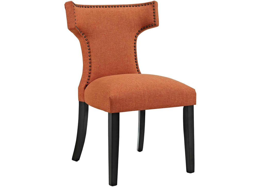 EEI-2221-ORA Curve Fabric Dining Chair By Modway