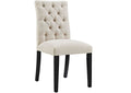 EEI-2231-BEI Duchess Button Tufted Fabric Dining Chair By Modway