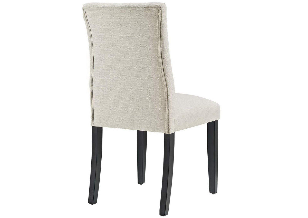 EEI-2231-BEI Duchess Button Tufted Fabric Dining Chair By Modway