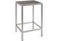 EEI-2256-SLV-GRY Shore Outdoor Patio Aluminum Bar Table By Modway