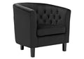 EEI-2613-BLK Prospect Performance Velvet Armchair By Modway