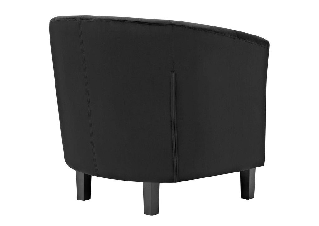 EEI-2613-BLK Prospect Performance Velvet Armchair By Modway