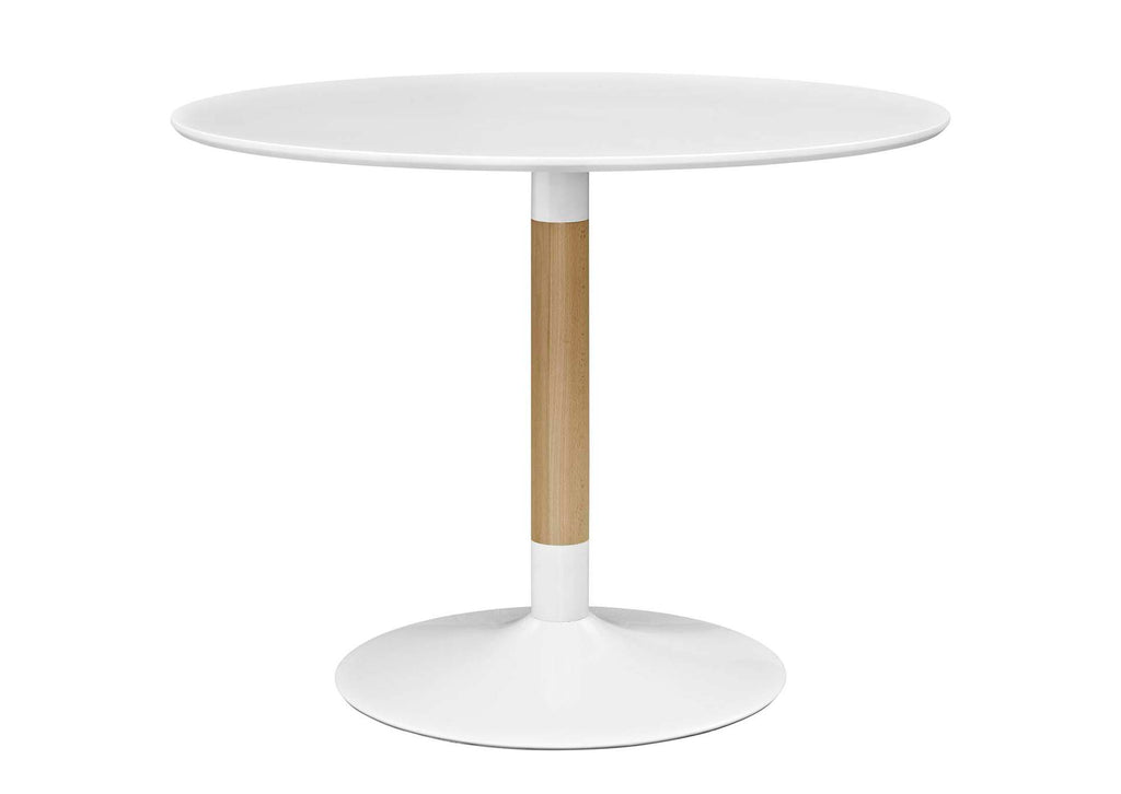 EEI-2666-WHI-SET Whirl Round Dining Table By Modway