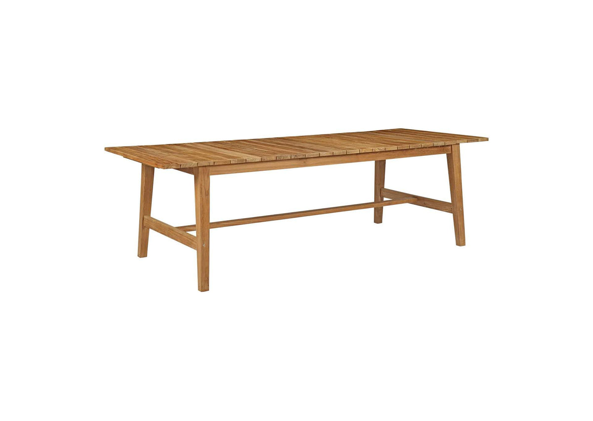 EEI-2713-NAT Dorset Outdoor Patio Teak Dining Table By Modway
