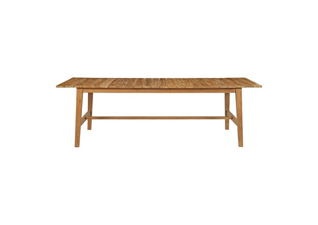 EEI-2713-NAT Dorset Outdoor Patio Teak Dining Table By Modway