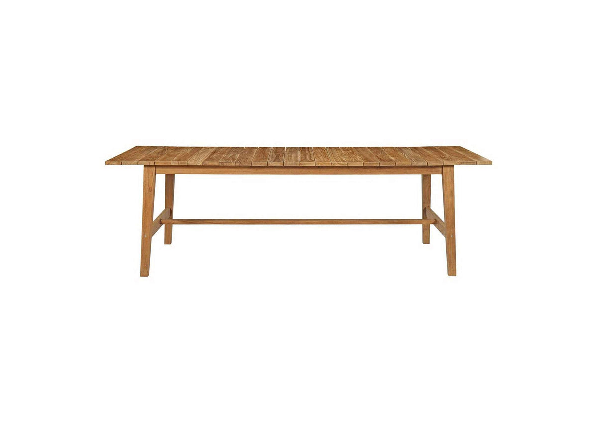 EEI-2713-NAT Dorset Outdoor Patio Teak Dining Table By Modway