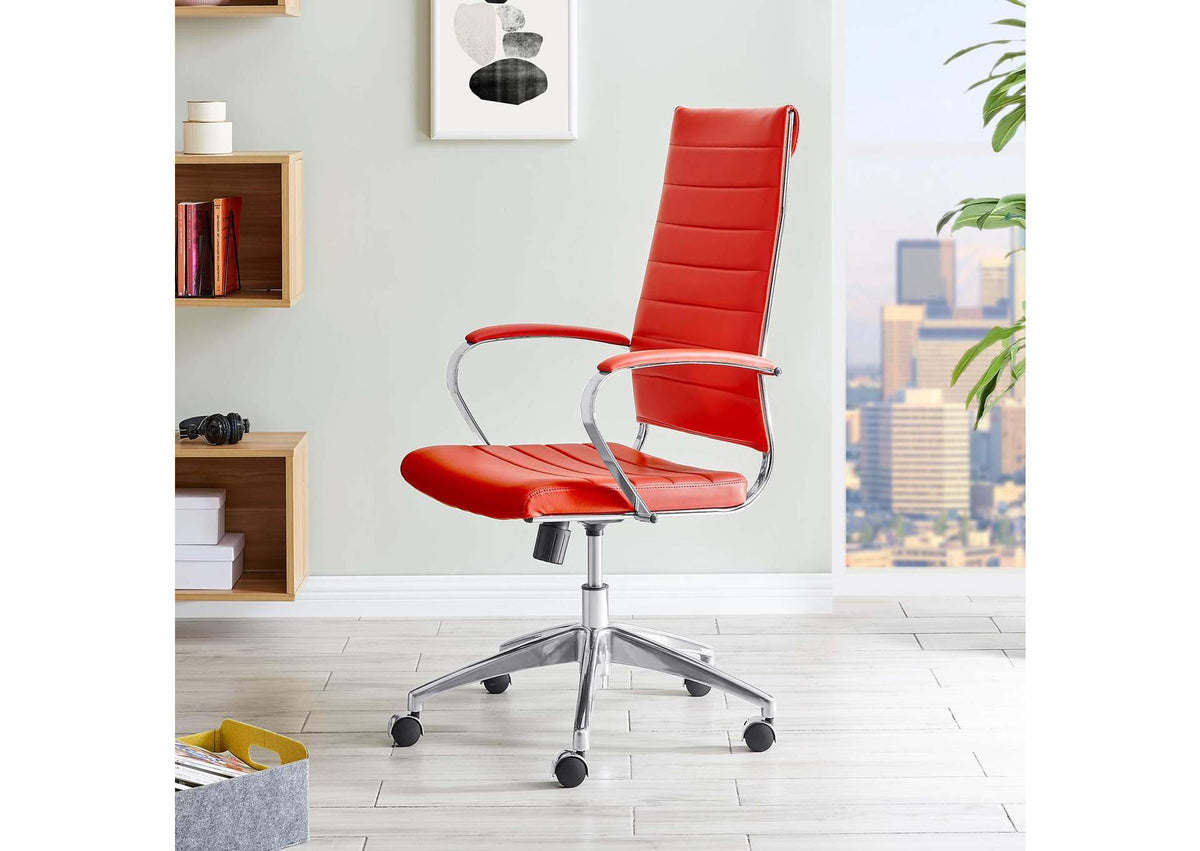 EEI-272-RED Jive Highback Office Chair By Modway