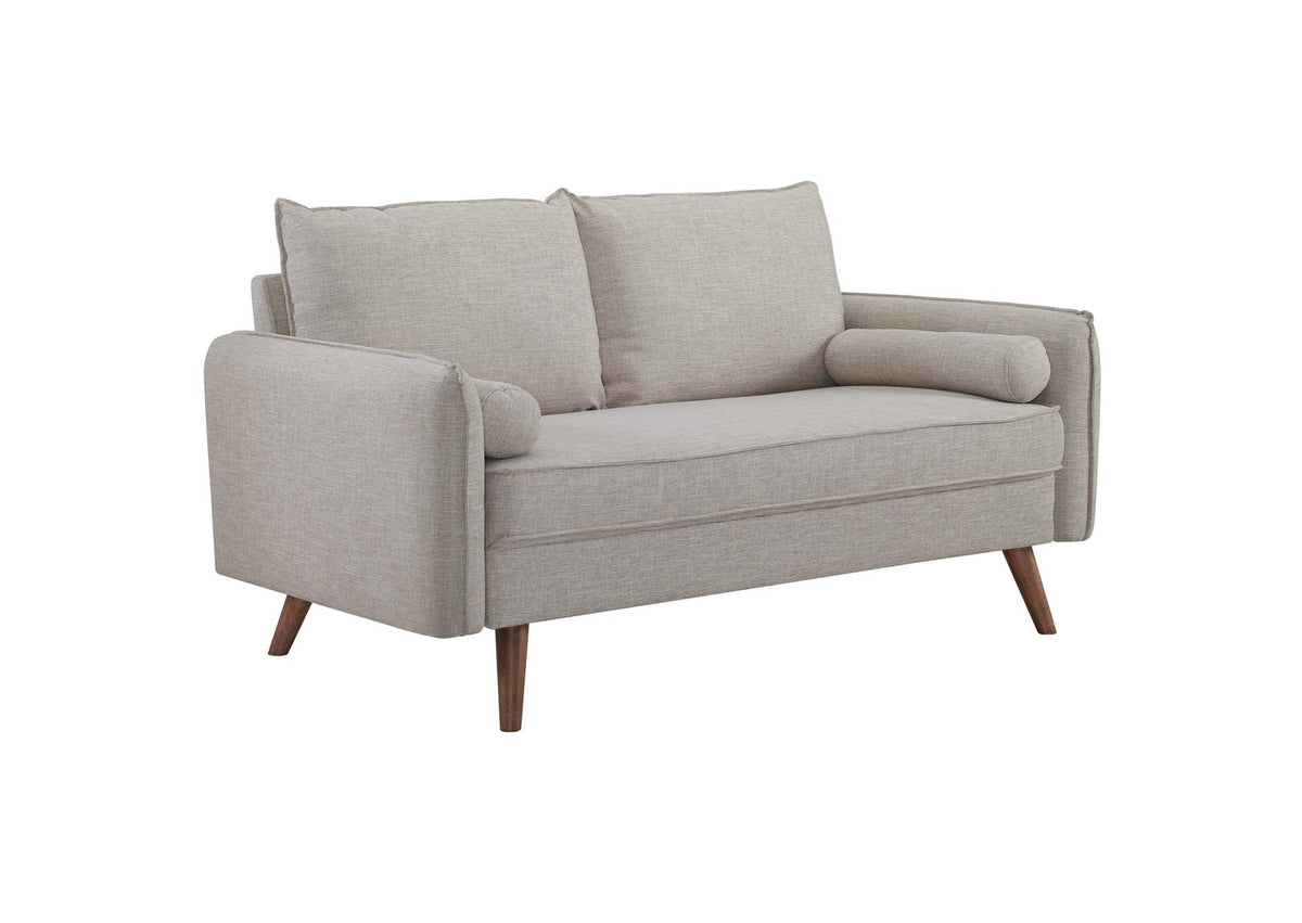 EEI-3091-BEI Revive Upholstered Fabric Loveseat By Modway