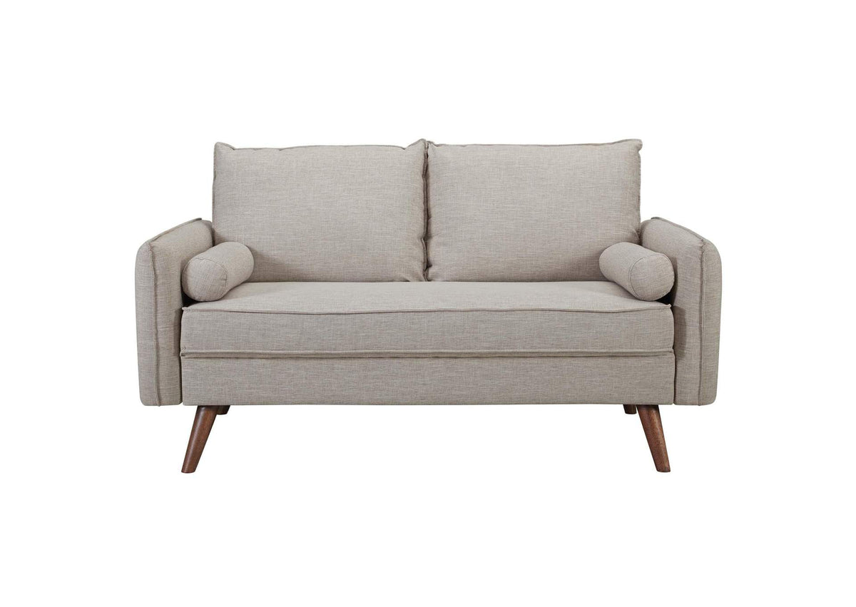 EEI-3091-BEI Revive Upholstered Fabric Loveseat By Modway