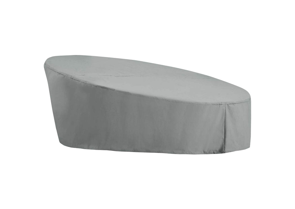EEI-3135-GRY Immerse Convene - Sojourn - Summon Daybed Outdoor Patio Furniture Cover By Modway