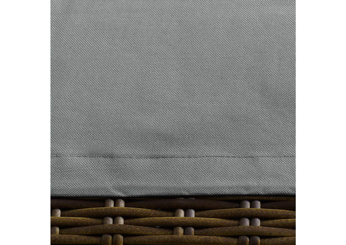 EEI-3136-GRY Immerse Convene - Sojourn - Summon Chaise Outdoor Patio Furniture Cover By Modway