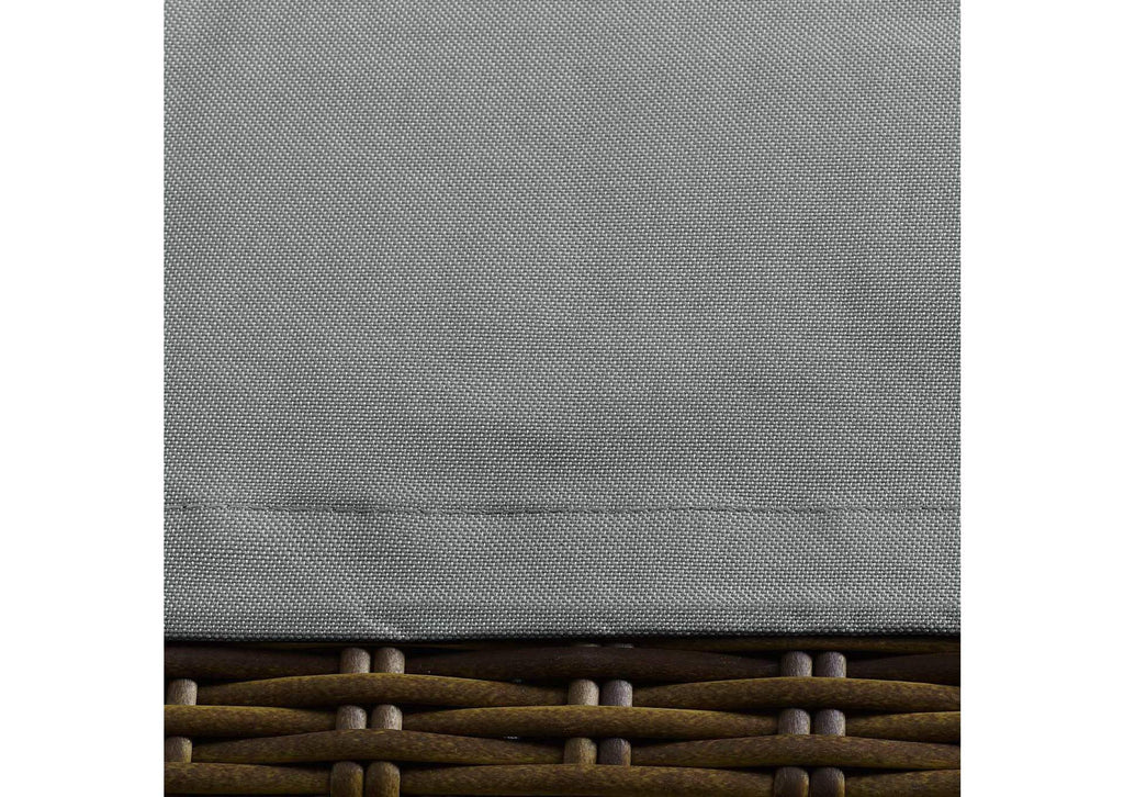 EEI-3143-GRY Immerse Convene - Sojourn - Summon Chaise Or Sofa Outdoor Patio Furniture Cover By Modway