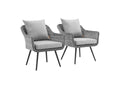 EEI-3176-GRY-GRY-SET Endeavor Outdoor Patio Wicker Rattan Armchair Set Of 2 By Modway