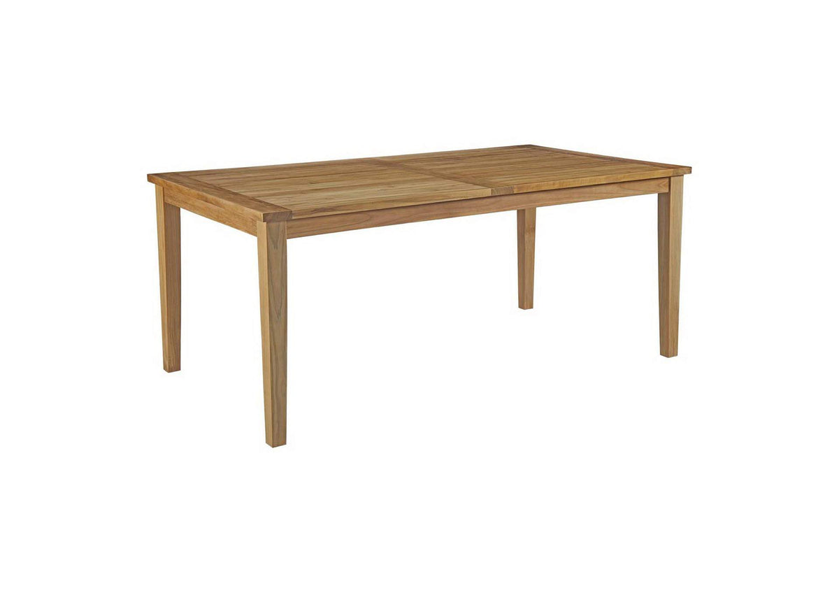 EEI-3205-NAT-SET Marina 7 Piece Outdoor Patio Teak Dining Set By Modway