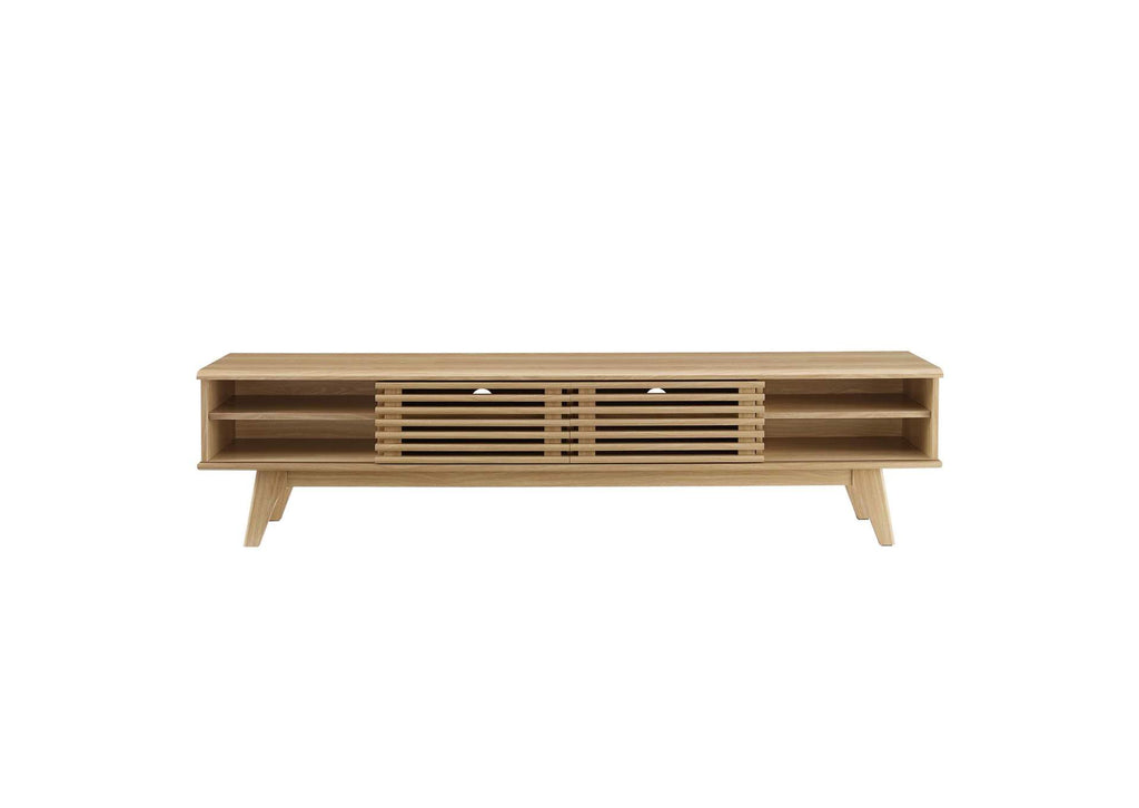 EEI-3303-OAK Render 70" Entertainment Center TV Stand By Modway