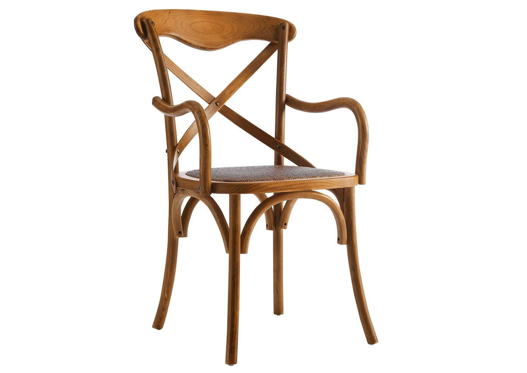 EEI-3479-WAL Gear Dining Armchair Set Of 2 By Modway