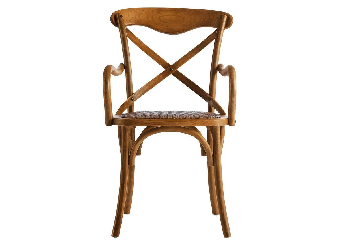 EEI-3479-WAL Gear Dining Armchair Set Of 2 By Modway