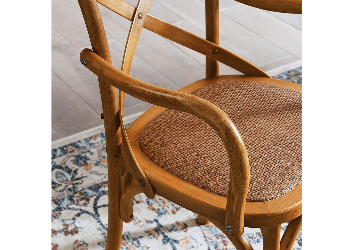 EEI-3479-WAL Gear Dining Armchair Set Of 2 By Modway