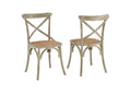 EEI-3481-GRY Gear Dining Side Chair Set Of 2 By Modway