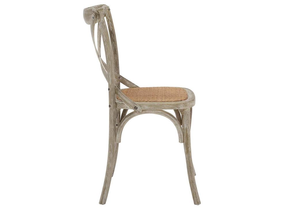 EEI-3481-GRY Gear Dining Side Chair Set Of 2 By Modway