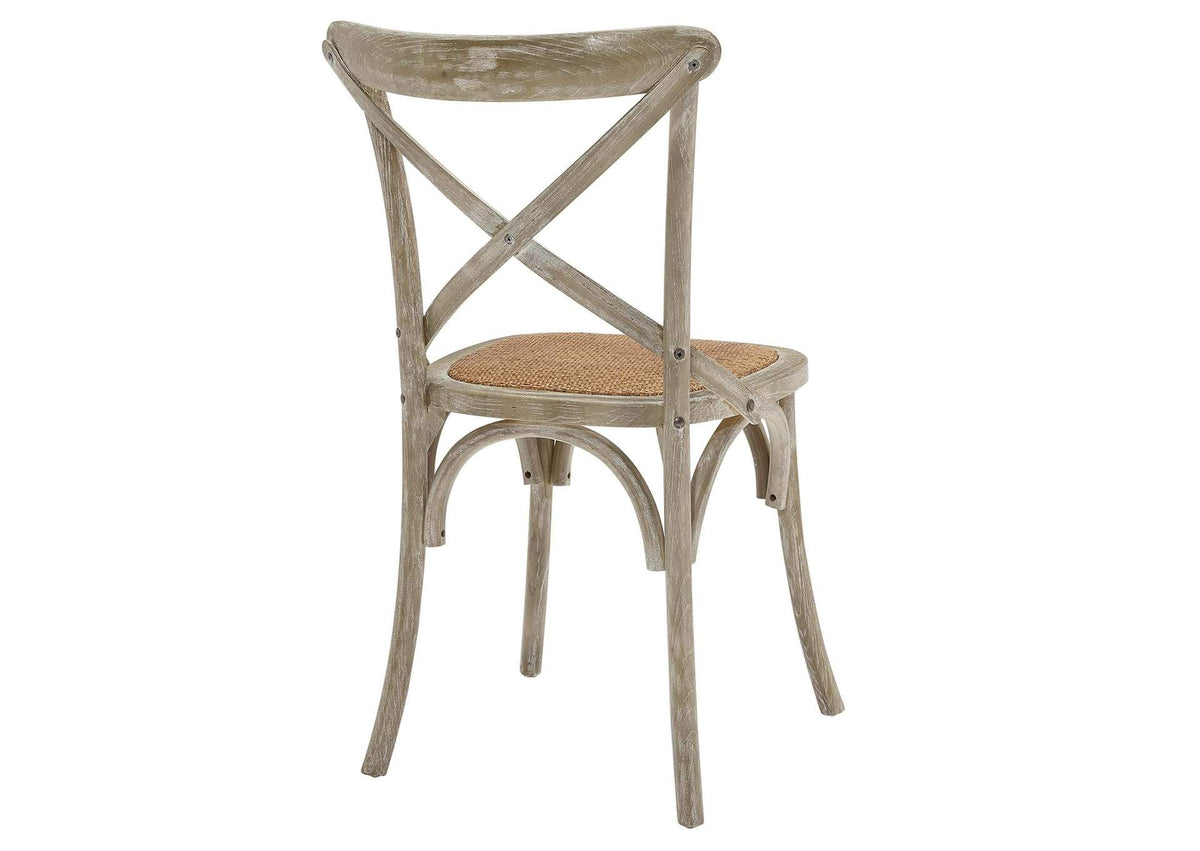 EEI-3481-GRY Gear Dining Side Chair Set Of 2 By Modway