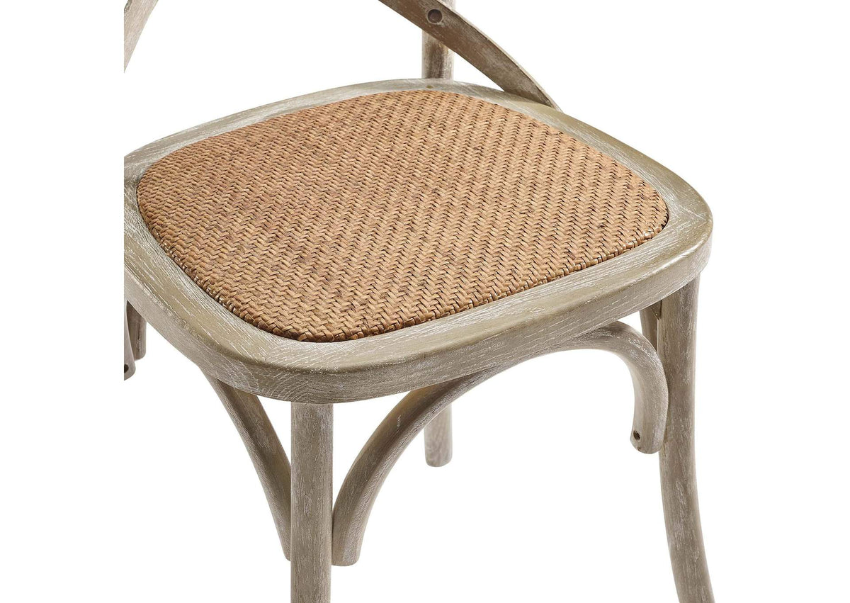 EEI-3481-GRY Gear Dining Side Chair Set Of 2 By Modway
