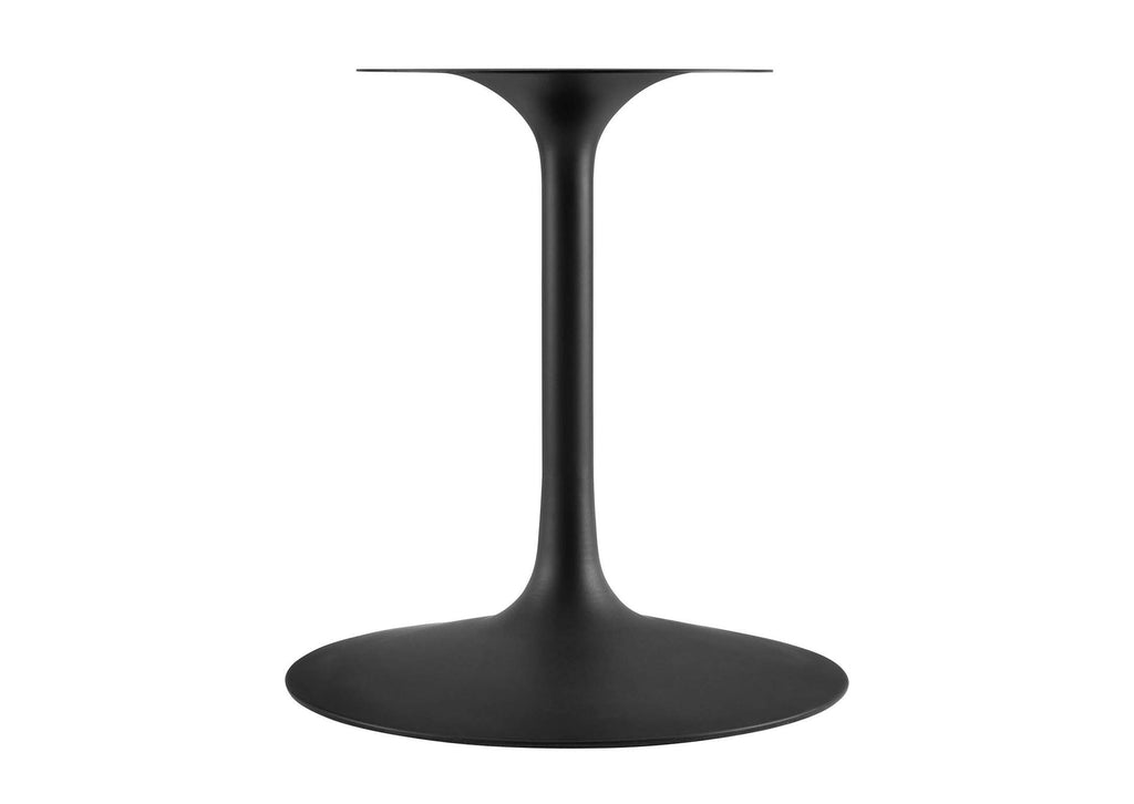 EEI-3544-BLK-WAL Lippa 78" Oval Walnut Wood Dining Table By Modway