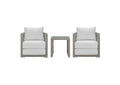 EEI-3595-GRY-WHI-SET Aura 3 Piece Outdoor Patio Wicker Rattan Set By Modway