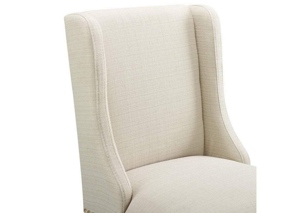EEI-3735-BEI Baron Upholstered Fabric Counter Stool By Modway