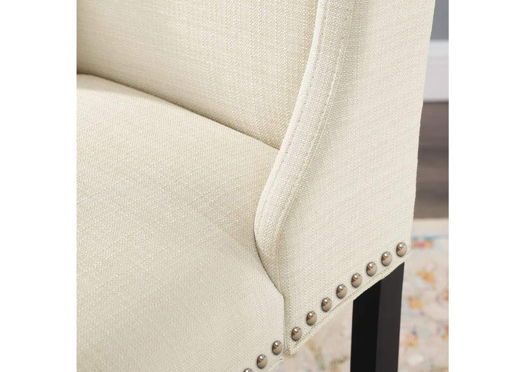 EEI-3735-BEI Baron Upholstered Fabric Counter Stool By Modway