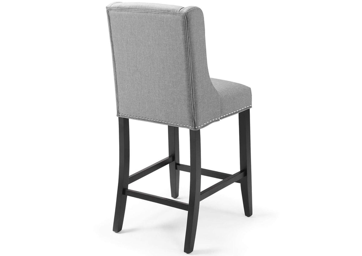 EEI-3735-LGR Baron Upholstered Fabric Counter Stool By Modway