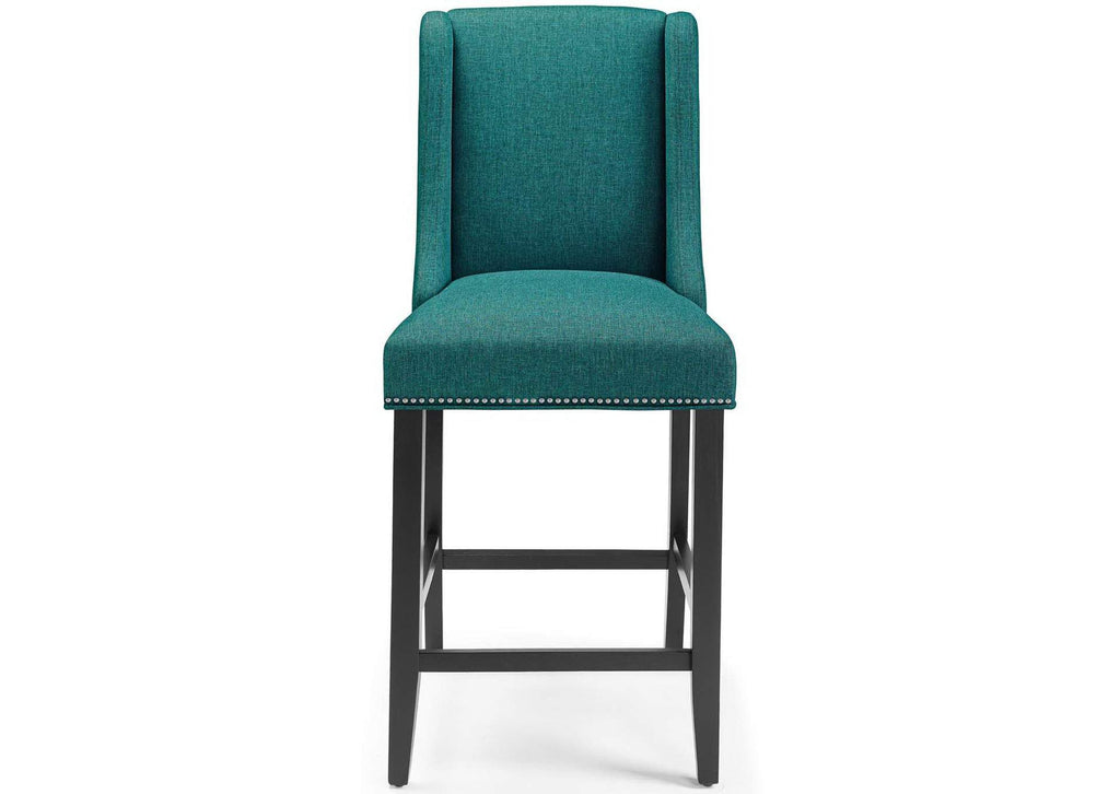 EEI-3735-TEA Baron Upholstered Fabric Counter Stool By Modway