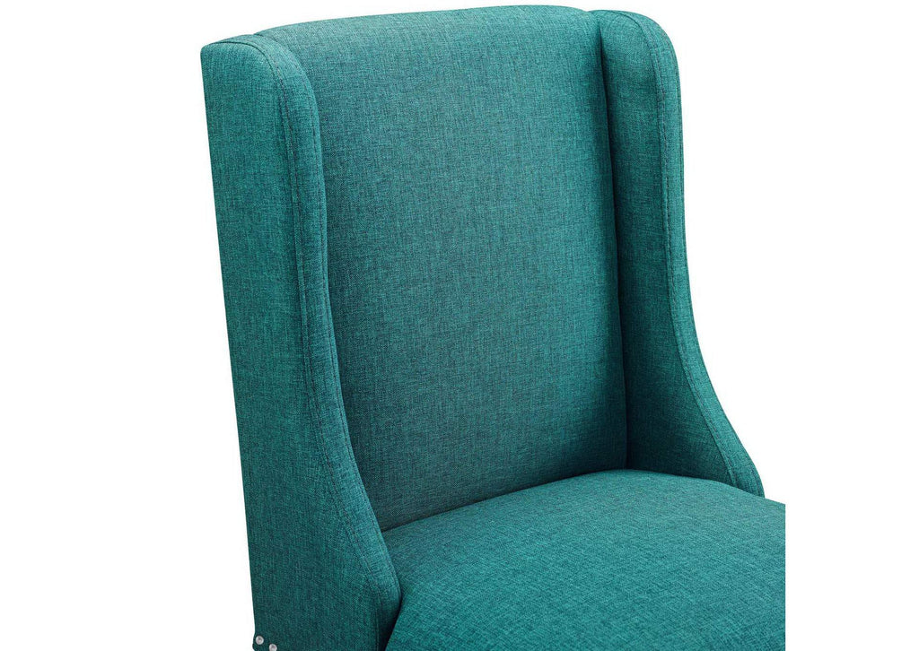 EEI-3735-TEA Baron Upholstered Fabric Counter Stool By Modway