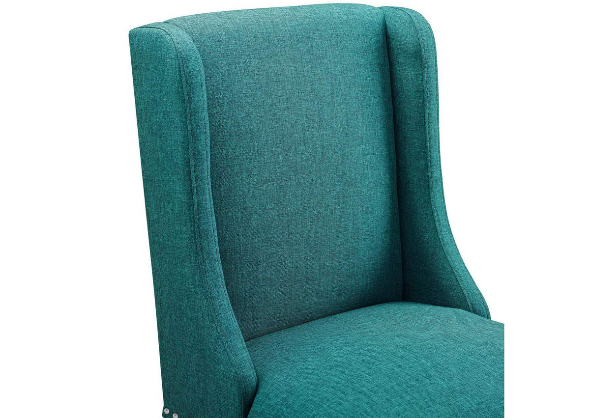 EEI-3735-TEA Baron Upholstered Fabric Counter Stool By Modway