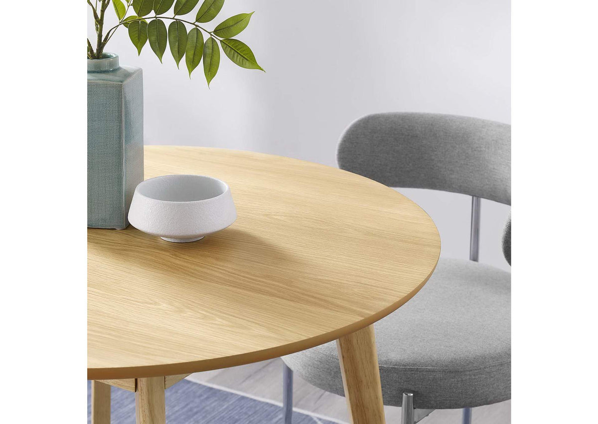 EEI-3749-OAK Vision 35" Round Dining Table By Modway