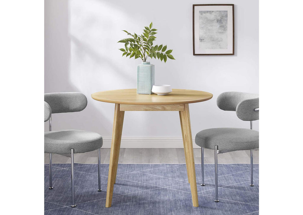 EEI-3749-OAK Vision 35" Round Dining Table By Modway