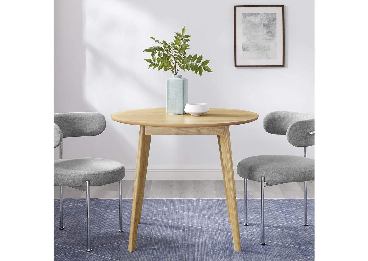 EEI-3749-OAK Vision 35" Round Dining Table By Modway