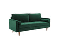EEI-3764-GRN Valour Performance Velvet Sofa By Modway