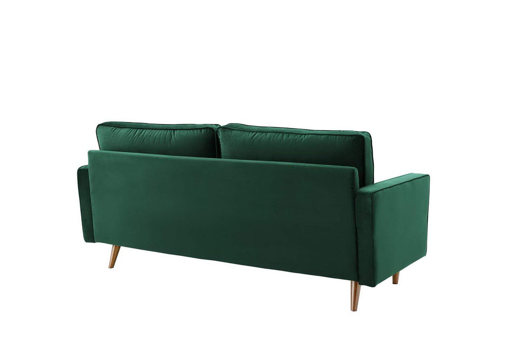 EEI-3764-GRN Valour Performance Velvet Sofa By Modway