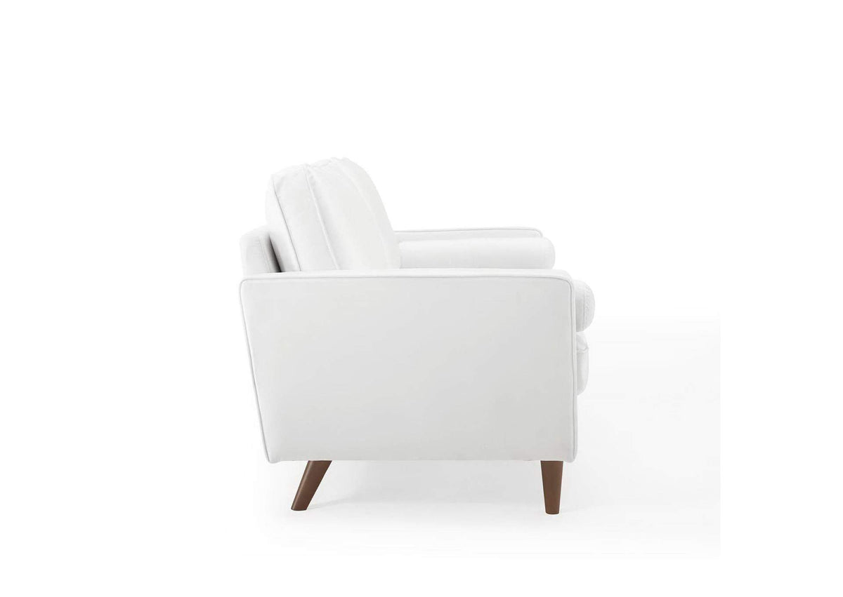 EEI-3764-WHI Valour Performance Velvet Sofa By Modway