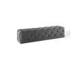 EEI-3772-GRY Amour 72" Tufted Button Entryway Performance Velvet Bench By Modway