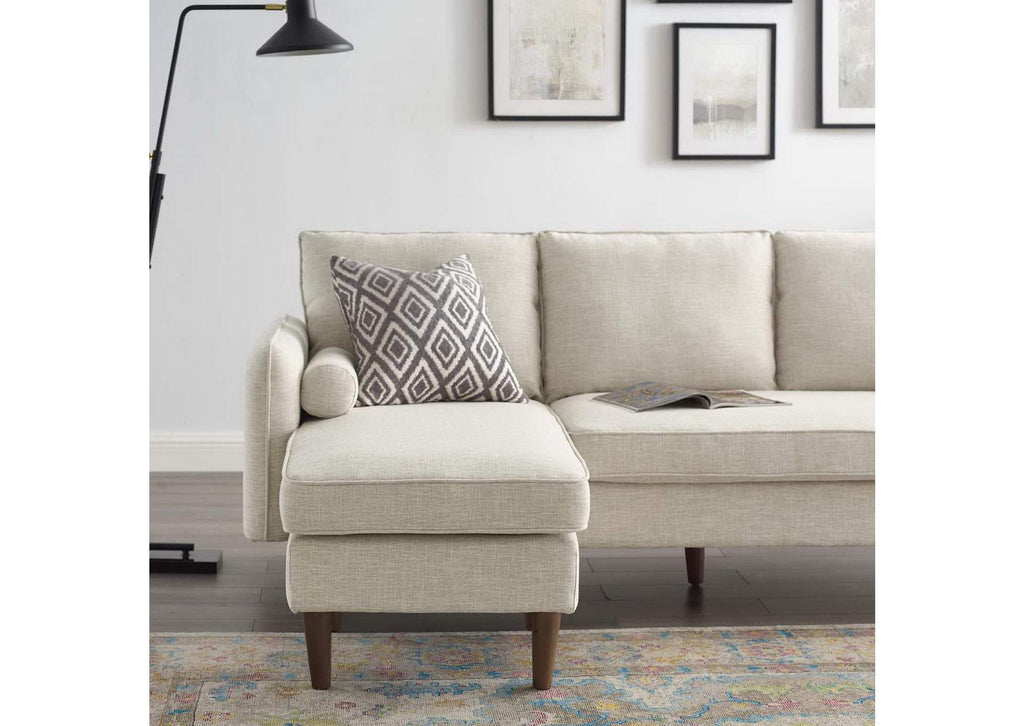 EEI-3867-BEI Revive Upholstered Right Or Left Sectional Sofa By Modway