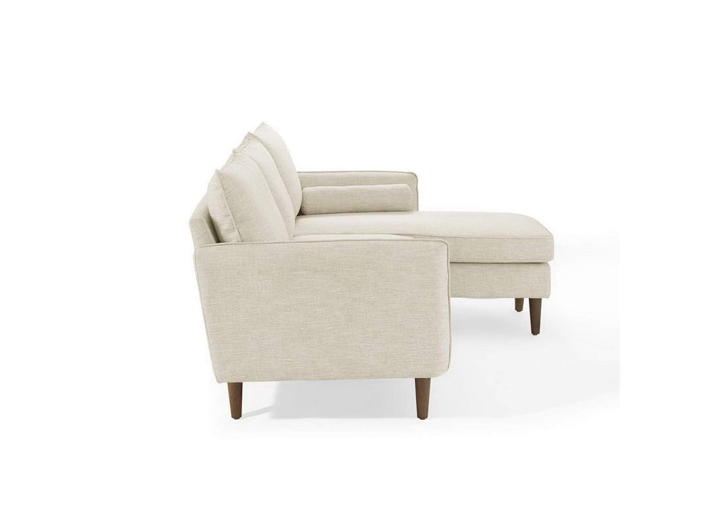 EEI-3867-BEI Revive Upholstered Right Or Left Sectional Sofa By Modway