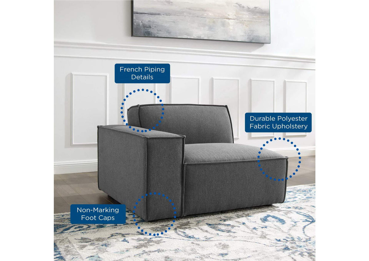 EEI-3869-CHA Restore Left-Arm Sectional Sofa Chair By Modway