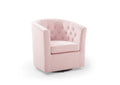 EEI-4138-PNK Prospect Tufted Performance Velvet Swivel Armchair By Modway