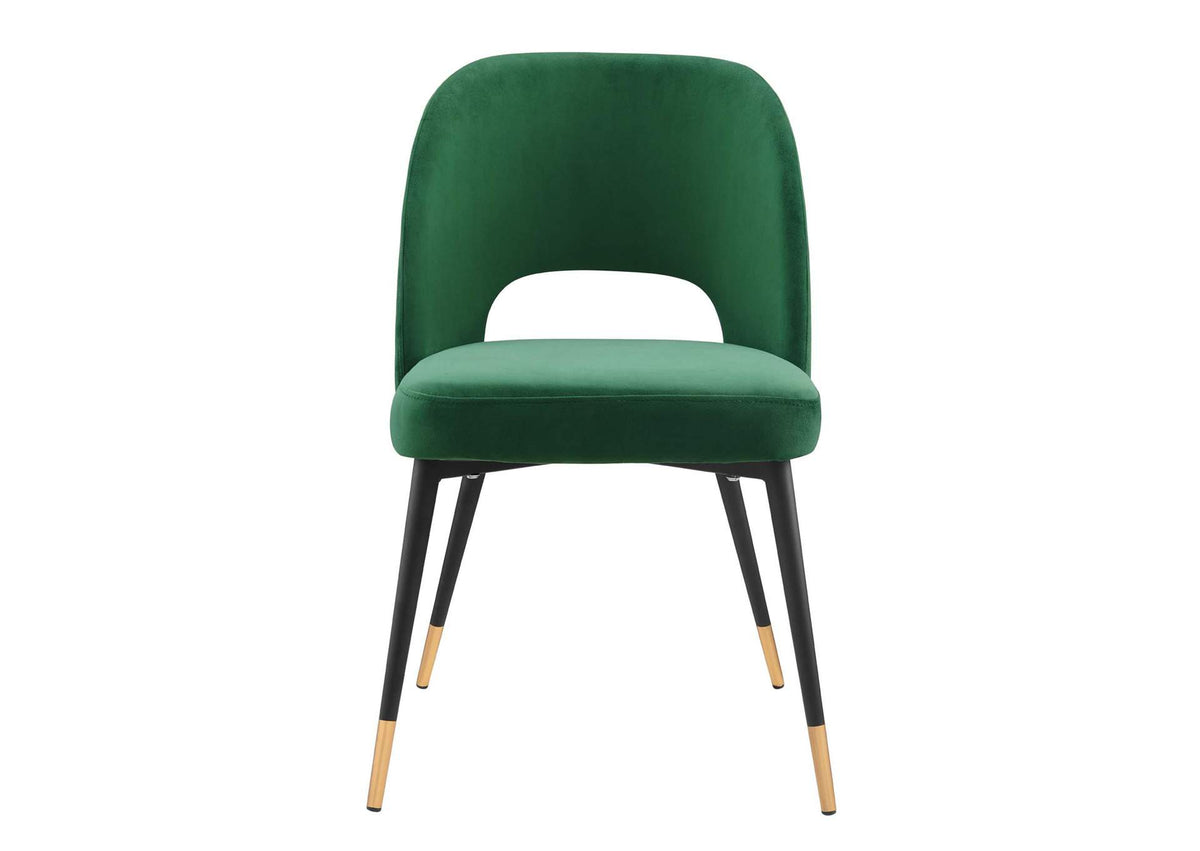 EEI-4212-EME Rouse Performance Velvet Dining Side Chair By Modway