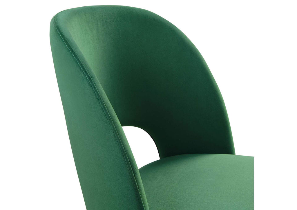 EEI-4212-EME Rouse Performance Velvet Dining Side Chair By Modway