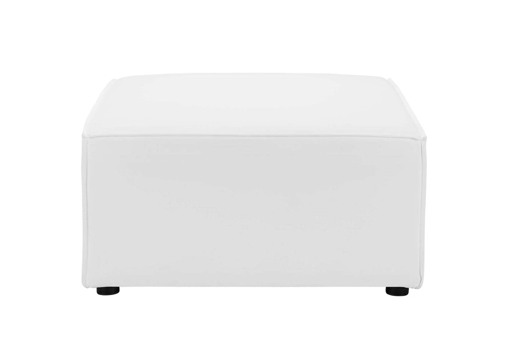 EEI-4386-WHI Saybrook 6-Piece Outdoor Patio Upholstered Sectional Sofa By Modway