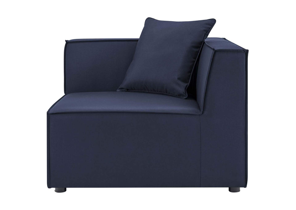EEI-4388-NAV Saybrook 8-Piece Outdoor Patio Upholstered Sectional Sofa By Modway
