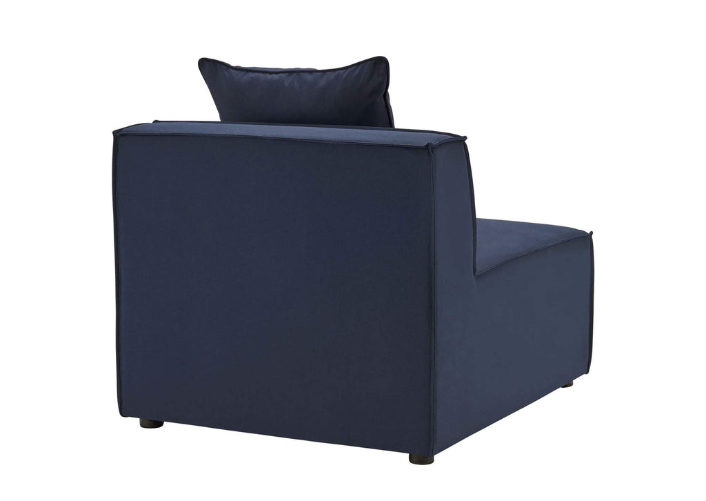 EEI-4388-NAV Saybrook 8-Piece Outdoor Patio Upholstered Sectional Sofa By Modway